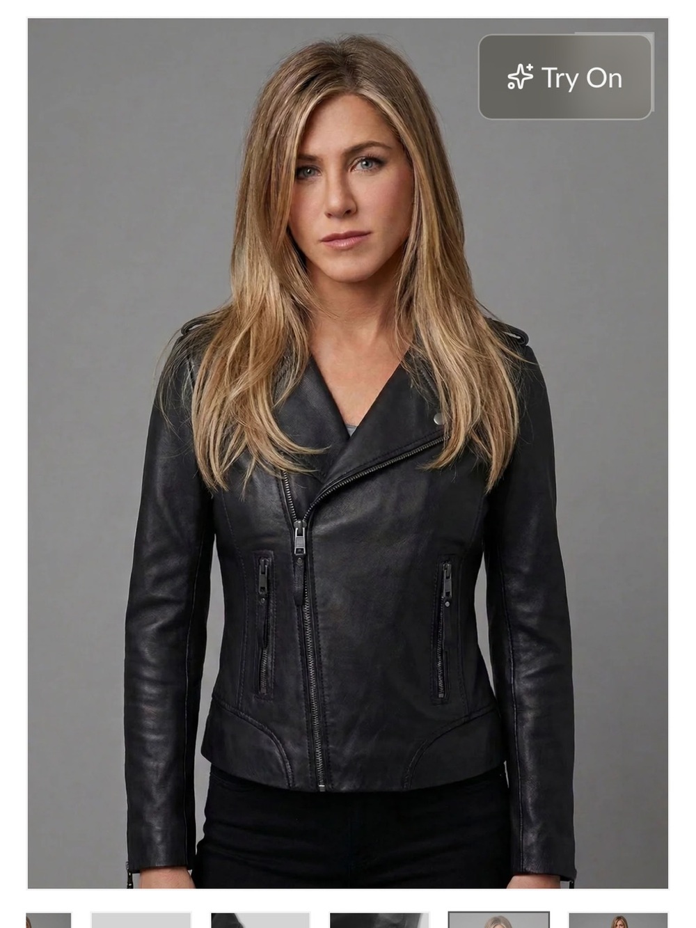 Black 100% Leather Moto/Biker Jacket - NWOT
